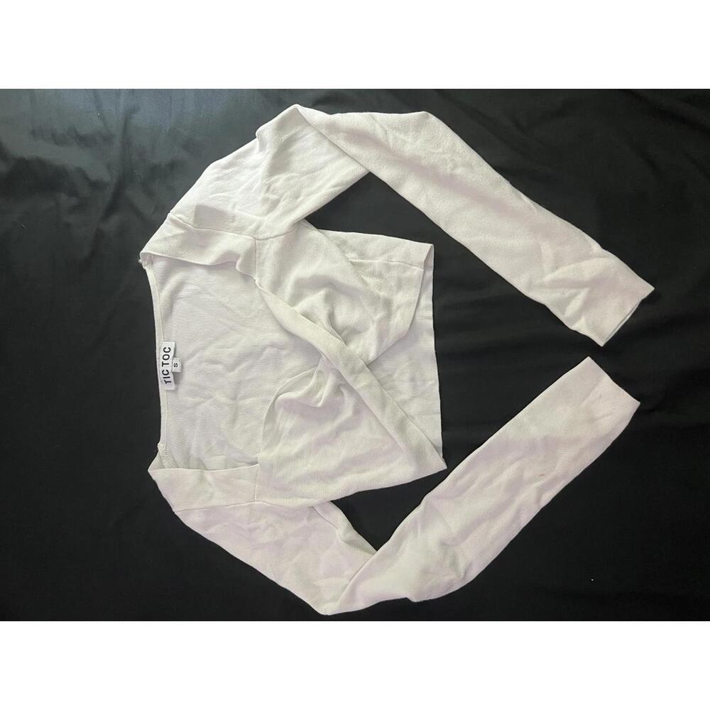 Tic Toc Long Sleeve Crop Top